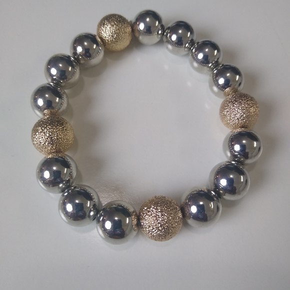 ECETERA 2 pc Braided Choker Necklace & Bracelet Jewelry Set - Picture 4 of 5